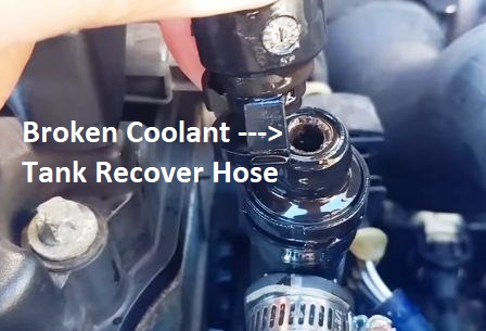 coolant overflow hose